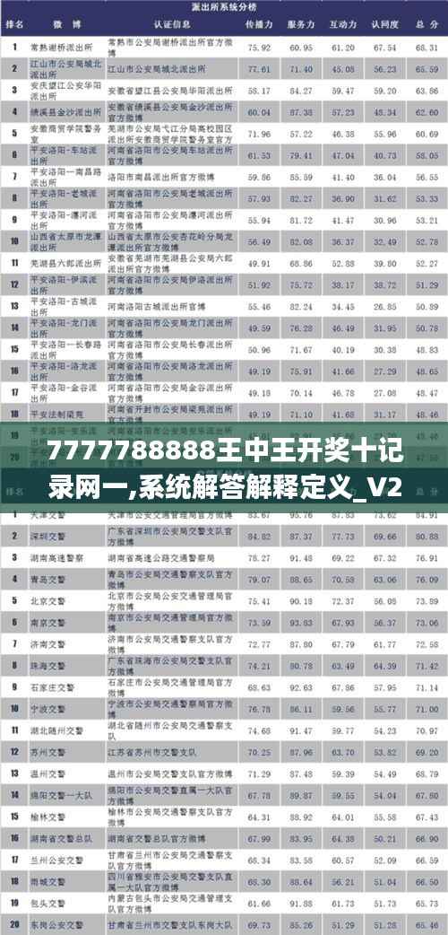 7777788888王中王开奖十记录网一,系统解答解释定义_V28.176