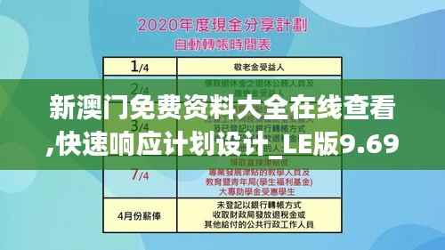 新澳门免费资料大全在线查看,快速响应计划设计_LE版9.690