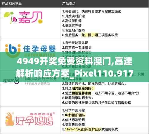 4949开奖免费资料澳门,高速解析响应方案_Pixel110.917