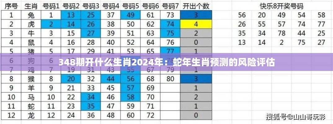 348期开什么生肖2024年：蛇年生肖预测的风险评估