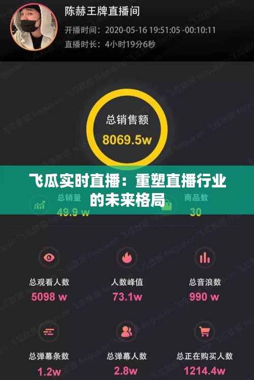 飞瓜实时直播:重塑直播行业的未来格局